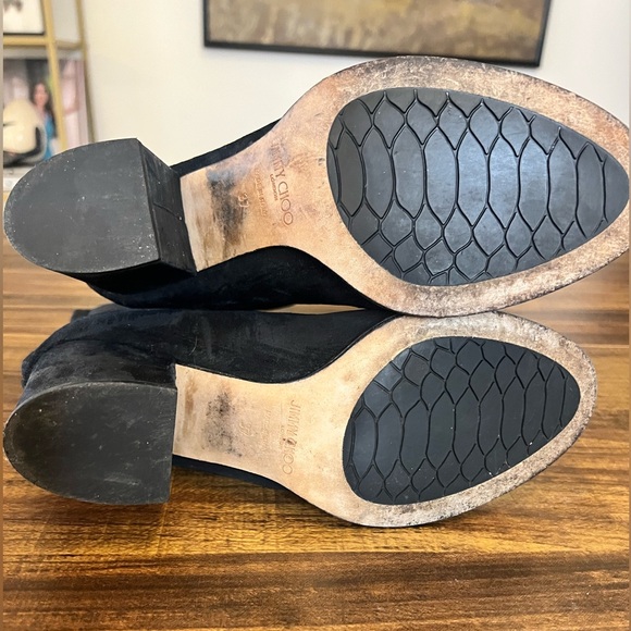 Jimmy Choo Black Suede Ankle Boots. Size 37/7 - Picture 5 of 7